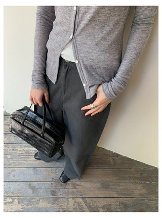 Denim Casual Pants