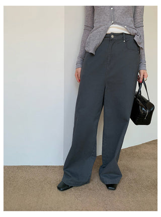 Denim Casual Pants