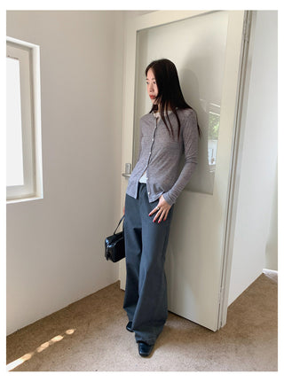 Denim Casual Pants
