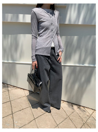 Denim Casual Pants