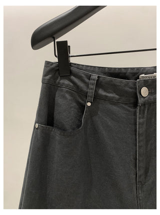 Denim Casual Pants