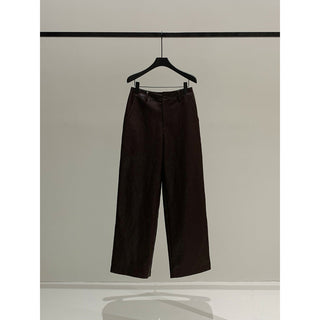Leather Wax Pants