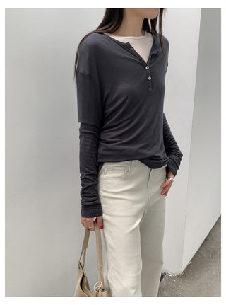 Henry Collar T-Shirt