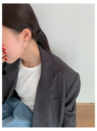 Plaid Suit Jacket