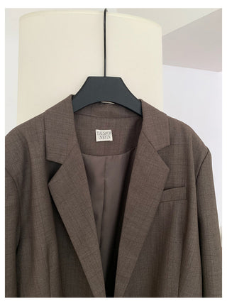 Plaid Suit Jacket