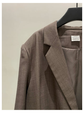 Plaid Suit Jacket