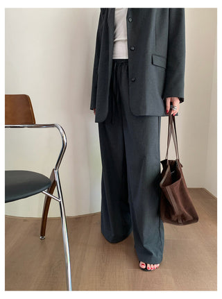 Pinstripe Suit Pants