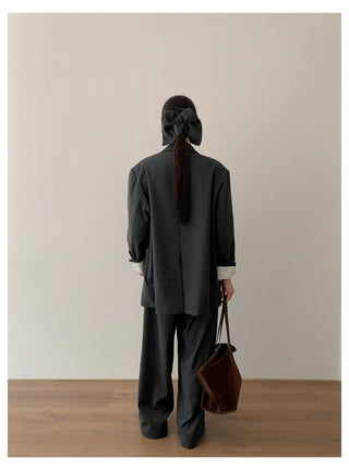 Pinstripe Suit Pants