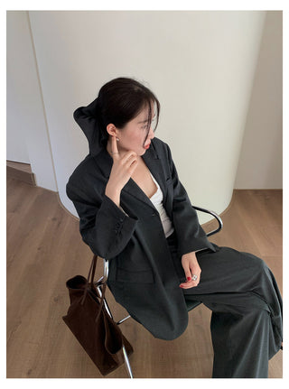 Pinstripe Suit Pants