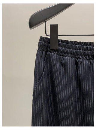 Pinstripe Suit Pants