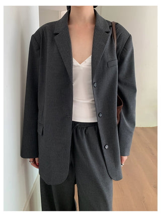 Striped Suit Jacket