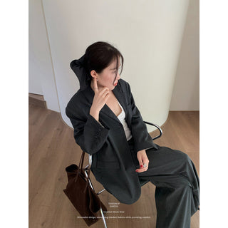 Striped Suit Jacket
