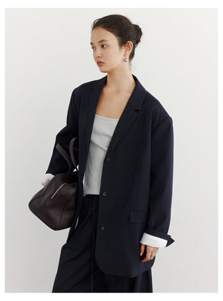 Striped Suit Jacket