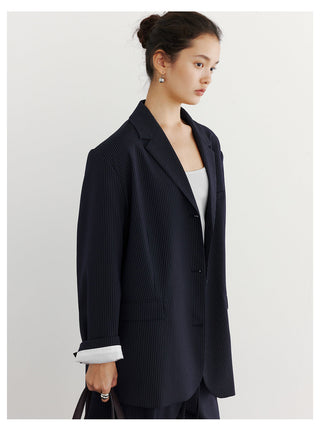 Striped Suit Jacket