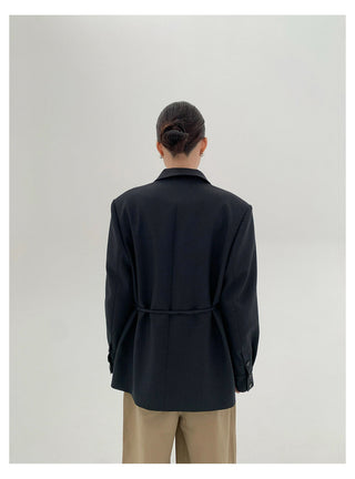 Lace-Up Suit Jacket