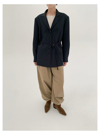 Lace-Up Suit Jacket