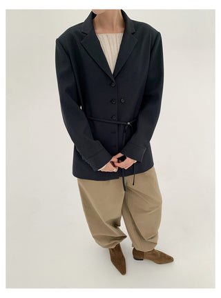 Lace-Up Suit Jacket