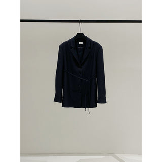 Lace-Up Suit Jacket