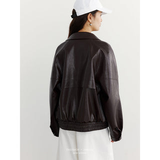 Leather Zip Jacket