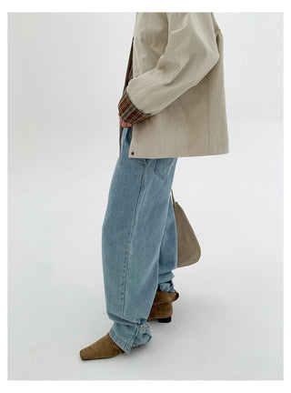 Plaid Cuff Jacket