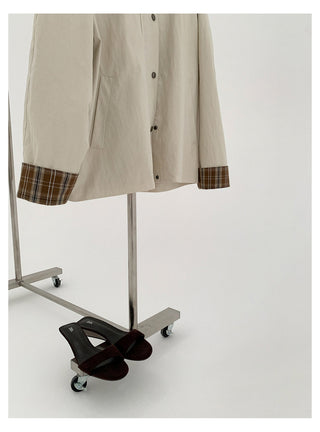 Plaid Cuff Jacket
