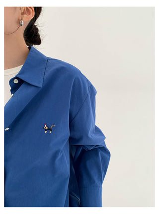 Embroidered White Shirt