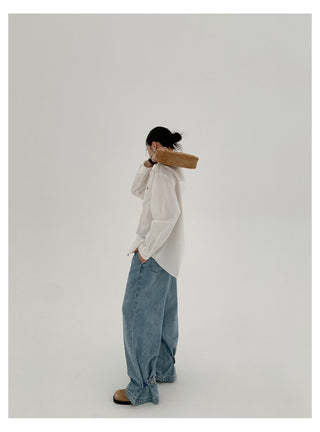 Embroidered White Shirt