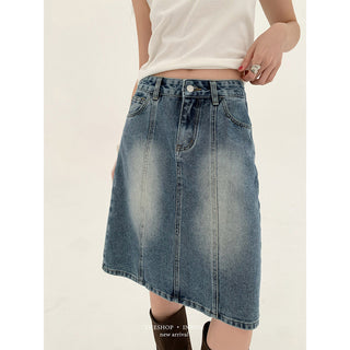 A-Line Denim Skirt
