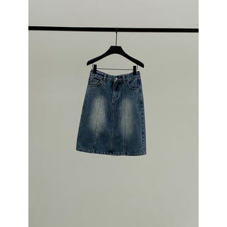 A-Line Denim Skirt