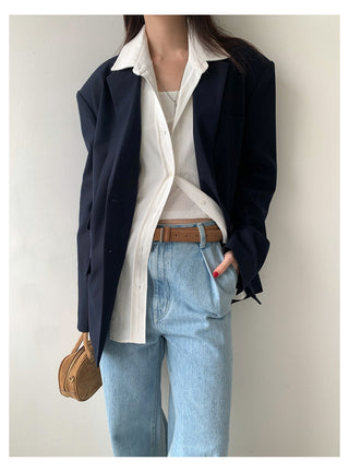 Contrast Suit Jacket