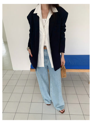 Contrast Suit Jacket
