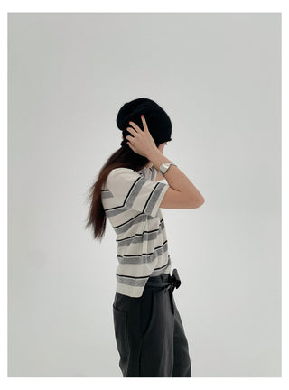 Striped Sweater Top