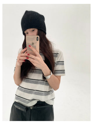 Striped Sweater Top