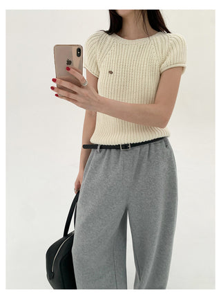 Short Sweater Top