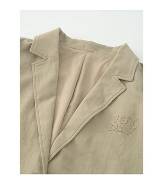 Quilted Suit Jacket