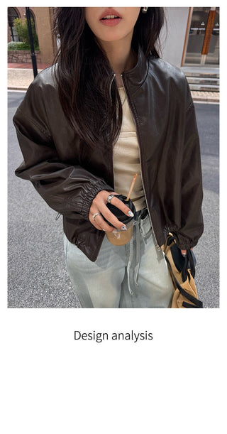 Short Leather Jacket