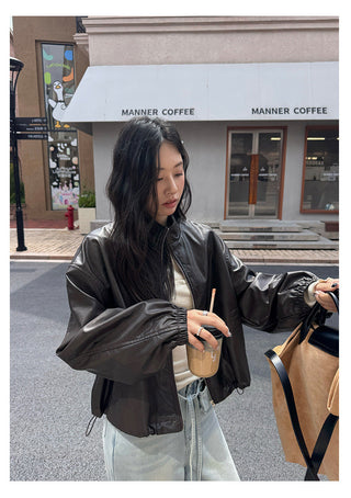 Short Leather Jacket
