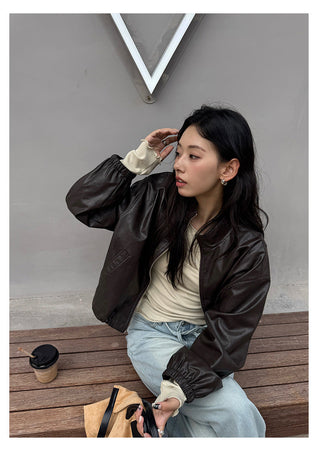 Short Leather Jacket