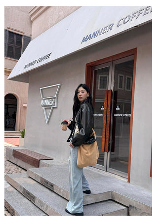 Short Leather Jacket