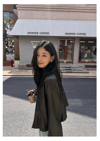 Short Leather Jacket