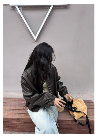 Short Leather Jacket