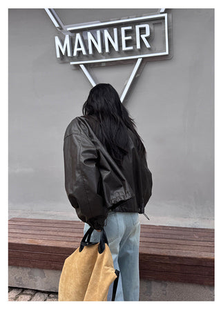 Short Leather Jacket