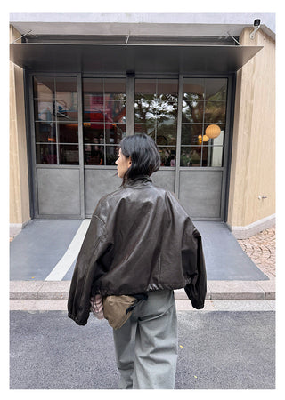 Short Leather Jacket