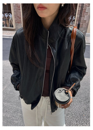 Short Leather Jacket