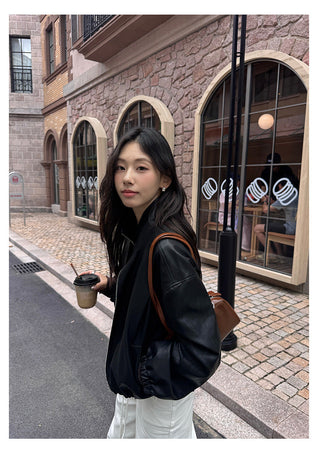 Short Leather Jacket