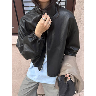 Short Leather Jacket
