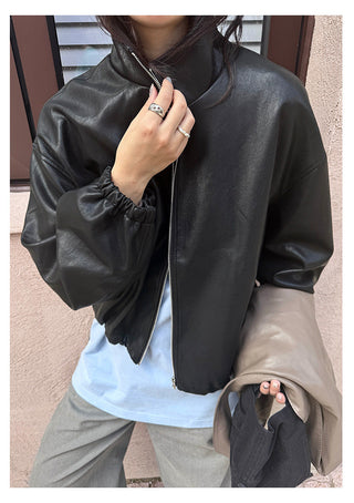 Short Leather Jacket