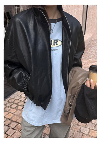 Short Leather Jacket