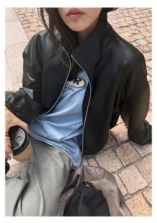 Short Leather Jacket