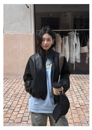 Short Leather Jacket
